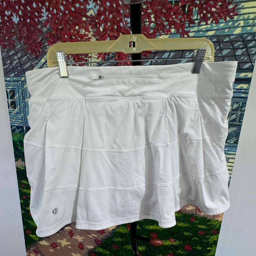 Lululemon Pace Rival Skirt White Size 14